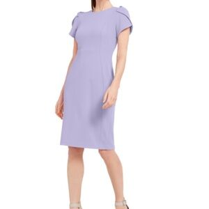 Calvin Klein Lavender Sheath Dress
